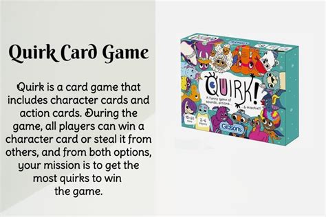 Quirk!: Un jeu de cartes hilarant pour défier vos conventions sociales!